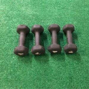 Proper Form Set of (4) 3lbs Dumbbells - Black